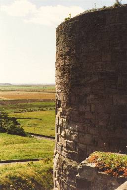 Turm des Bamburgh Castles