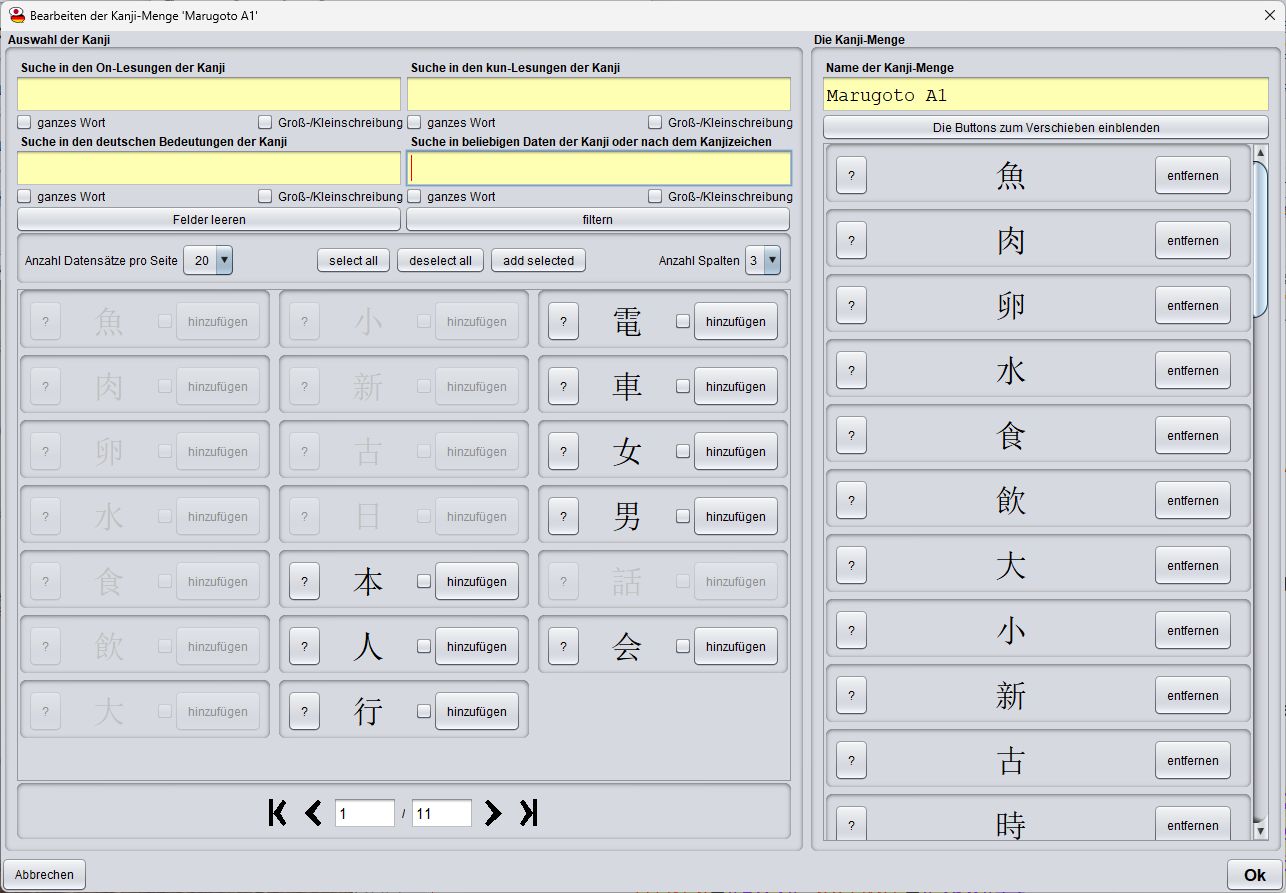 Japanischer_Vokabel_Trainer_026_Kanji_Mengen_Editor