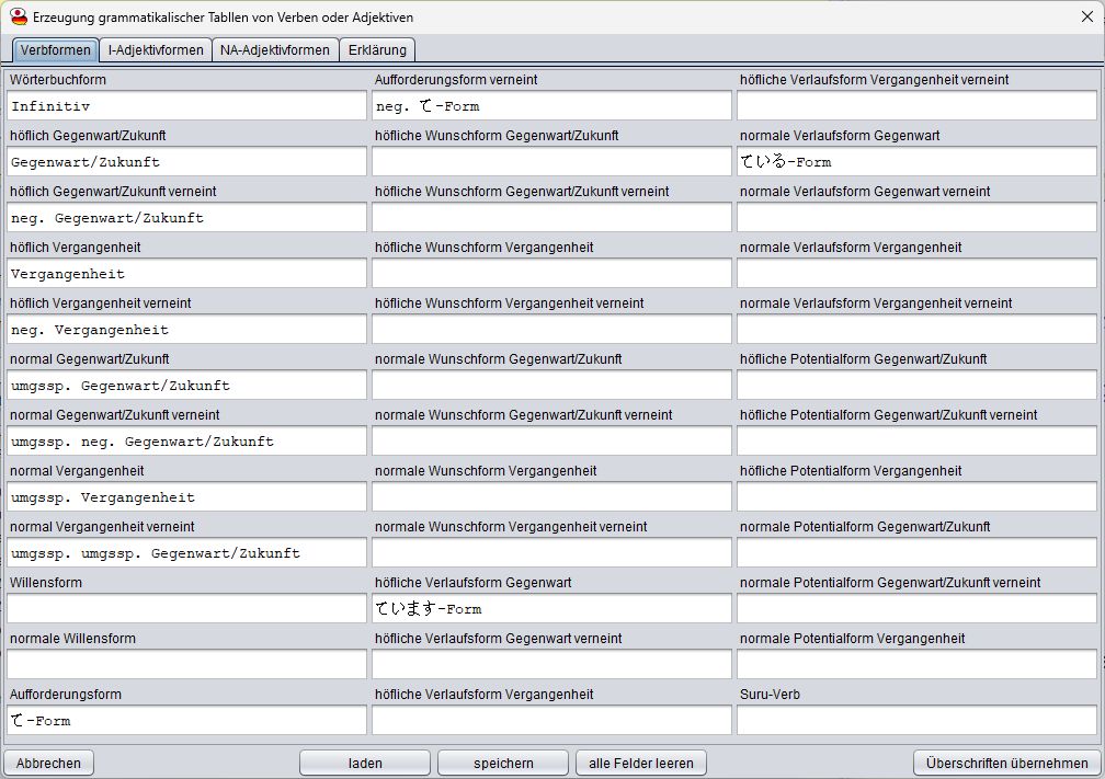 Japanischer_Vokabel_Trainer_035_Grammatik_Tabellen_Bearbeitung_Header